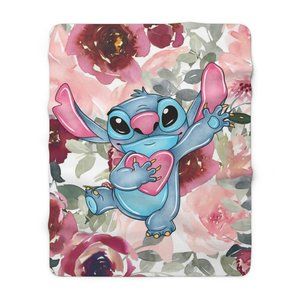 Stitch Flower Soft Blanket